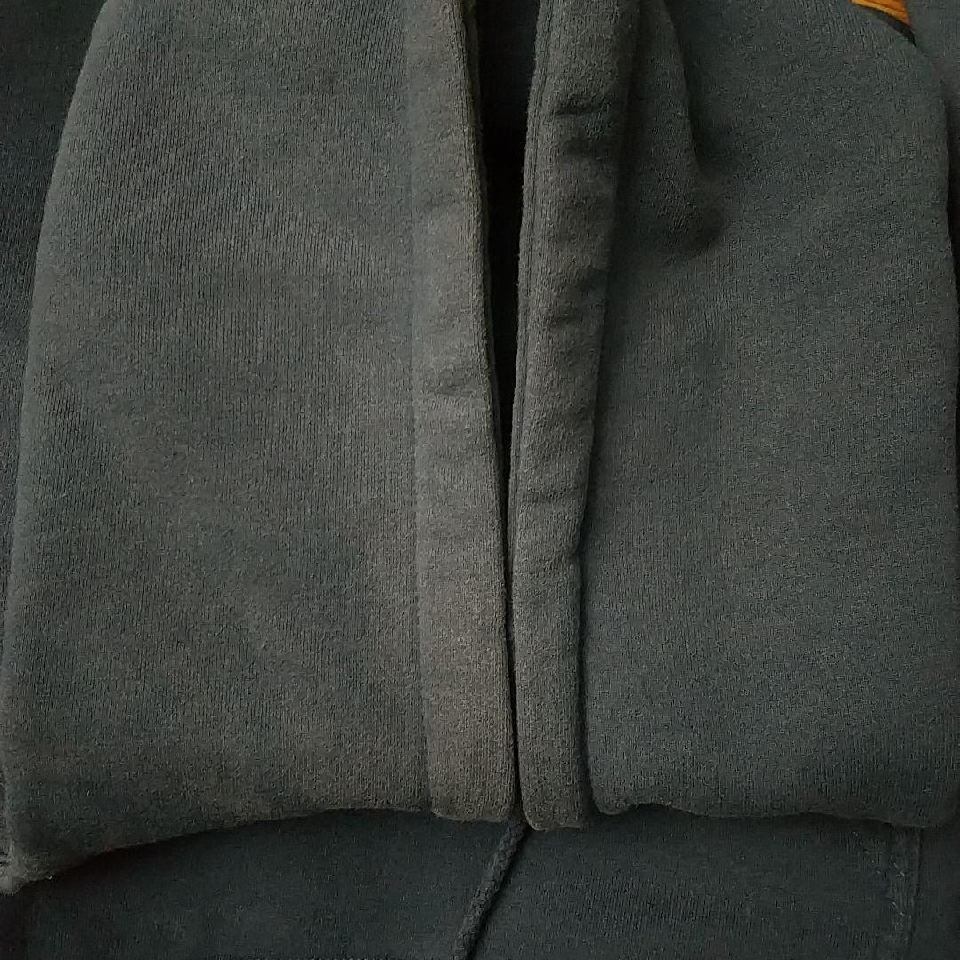 希少カラー☆ステューシー 刺繍 クラウン パイルロゴ パーカー L 紺