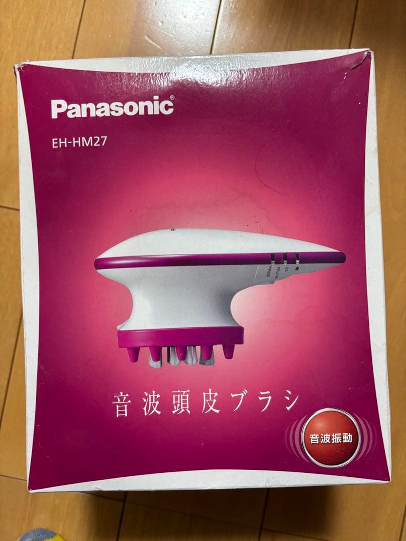 【新品】パナソニック　音波頭皮ブラシEH-HM27-VP