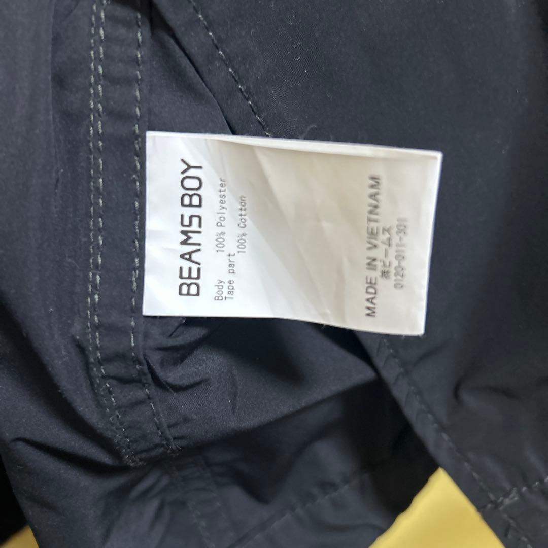 BEAMSBOY SOLOTEX M-65パーカー カラー:ブラック2トーン