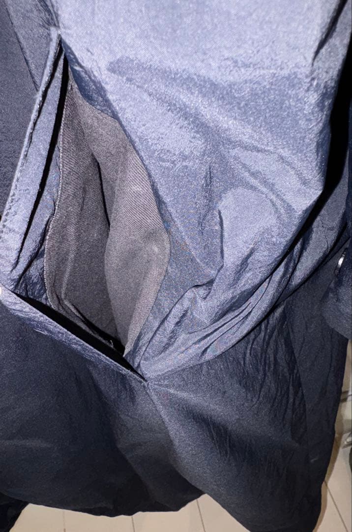 EMPORIO ARMANI 中綿入り 黒 ロングコート Ｌ