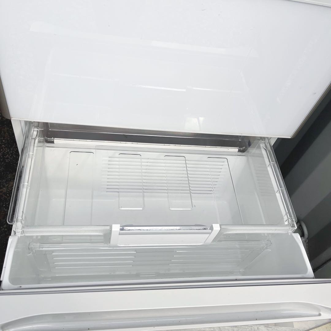 361取付無料！日立真空チルド搭載 おしゃれホワイトインテリア6ドア冷蔵庫