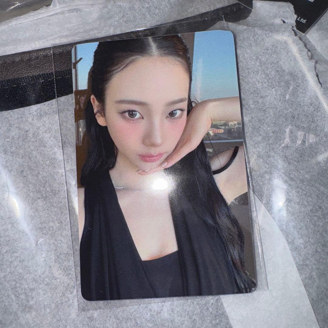 aespa smtown 中国限定　レザースカート　トレカ　セット　カリナ