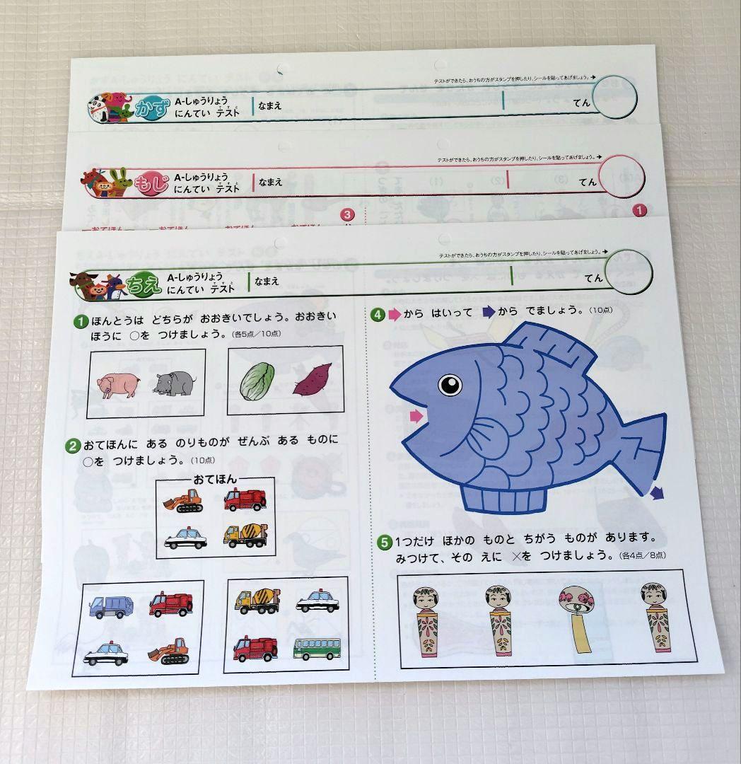 七田式プリントA　vol2〜10 未使用 　SHICHIDA　手引き書　テスト付