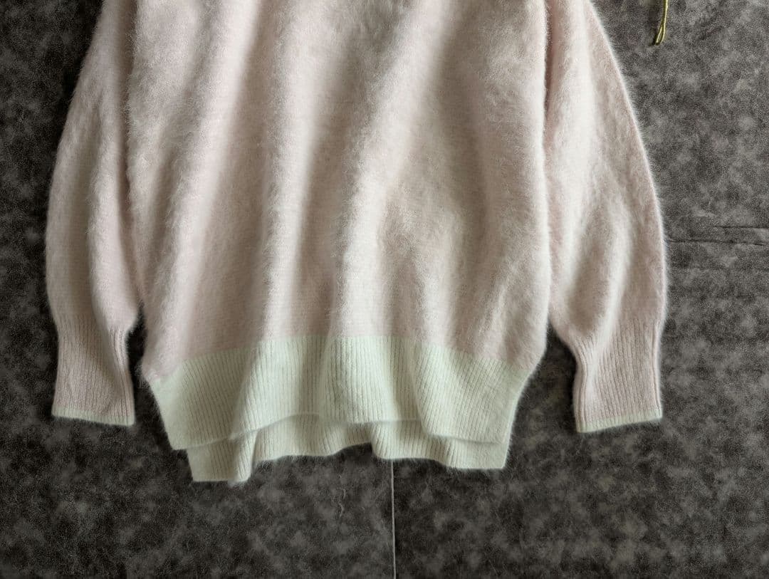 UNITED ARROWS 　フォックス カシミヤ クルーネック ニット