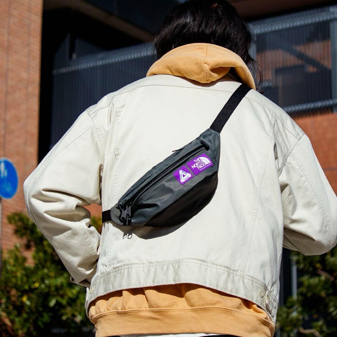 【PALACE × THE NORTH FACE】Waist Bag GRAY