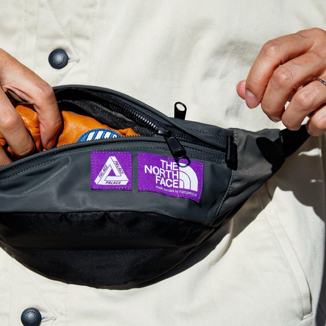【PALACE × THE NORTH FACE】Waist Bag GRAY