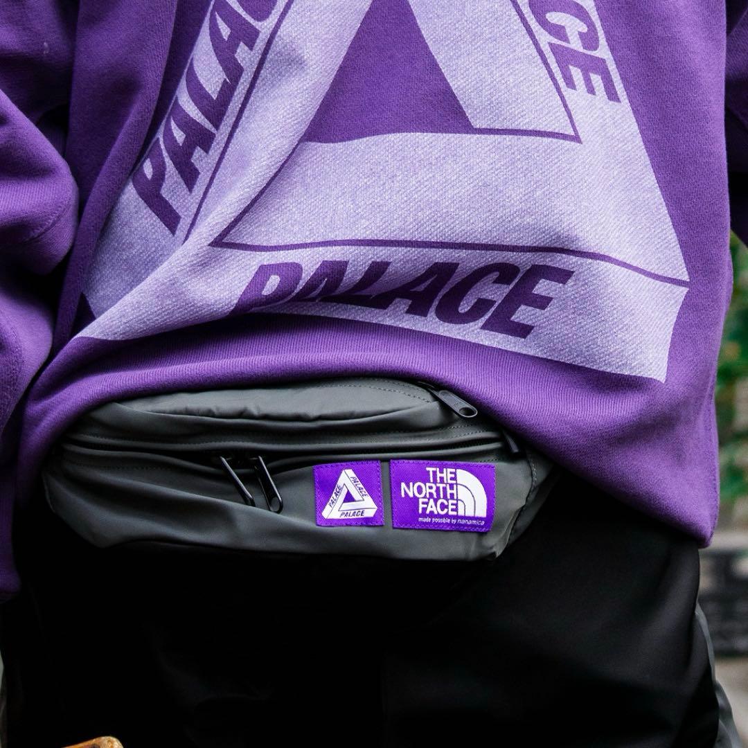 【PALACE × THE NORTH FACE】Waist Bag GRAY