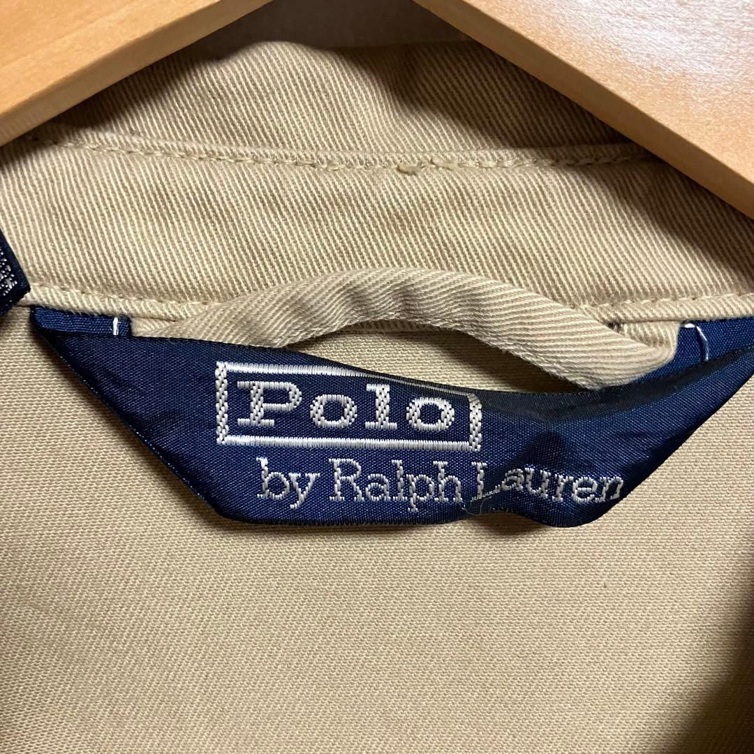 90s ラルフローレン　スイングトップ　ベージュ