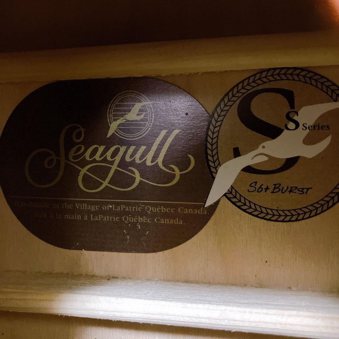 Seagull S6+ BURST アコースティックギター ハードケース付き