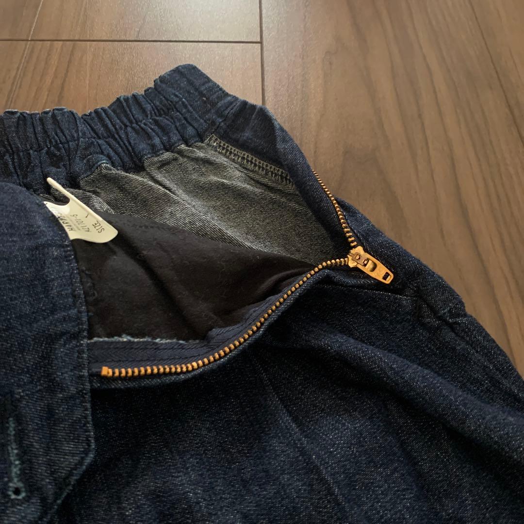 uni　ハーベスティ　エッグデニムパンツ