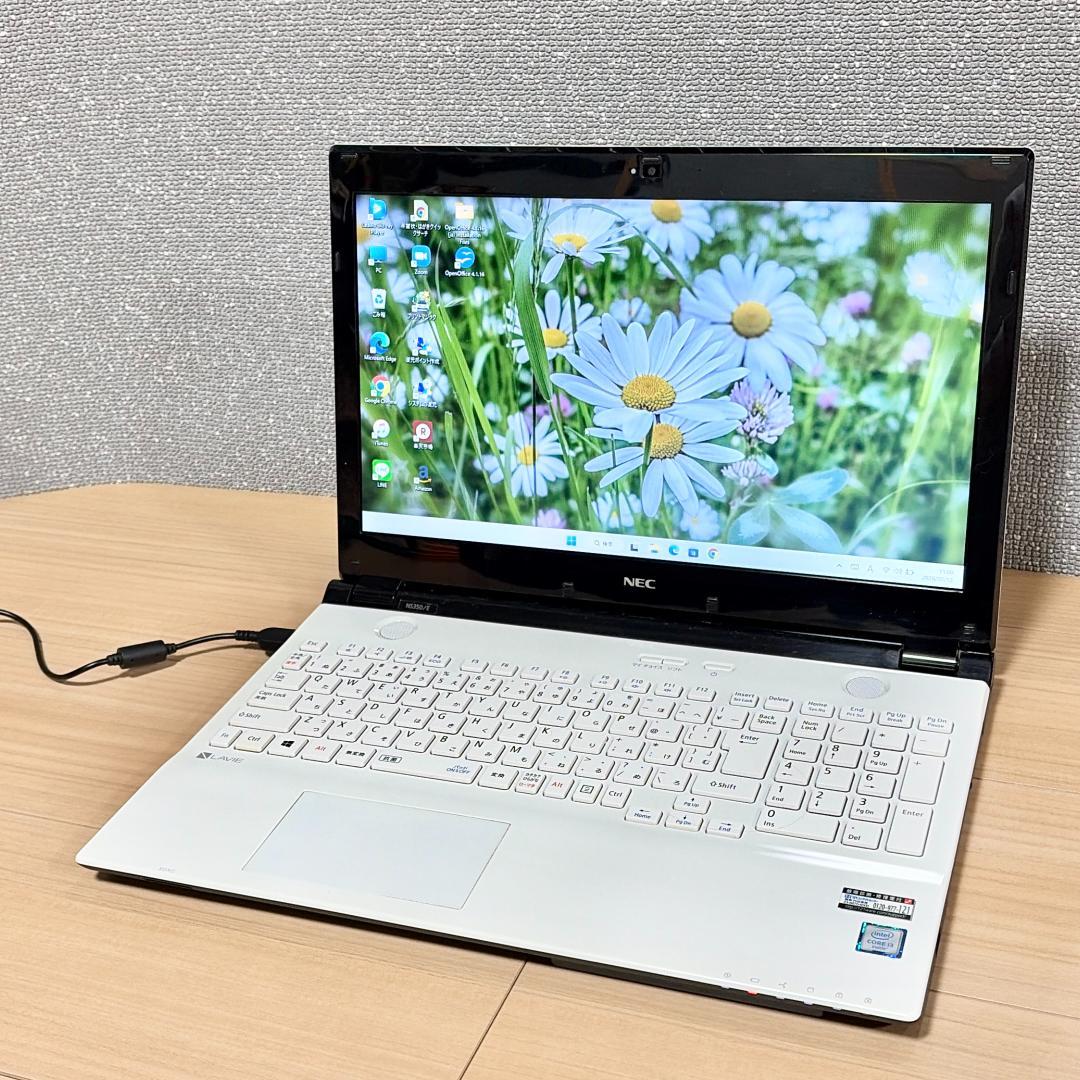 【メモリ16GB・大容量1TB】NEC LaVie｜ブルーレイ対応｜ホワイトPC
