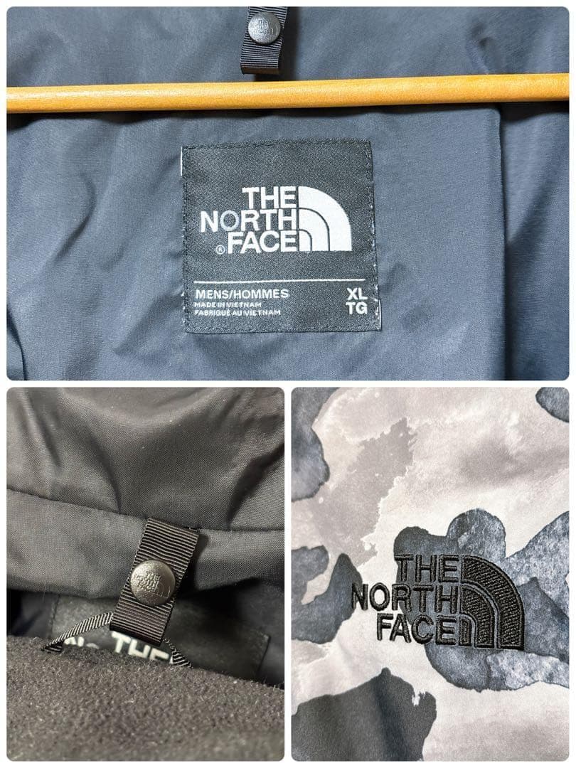 ノースフェイス マウンテンパーカー ジャケット ライナー 3way 迷彩 XL