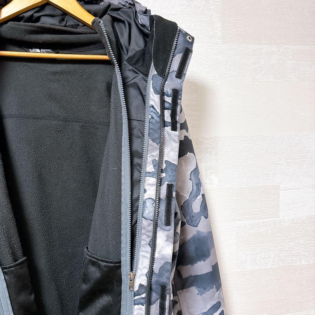 ノースフェイス マウンテンパーカー ジャケット ライナー 3way 迷彩 XL