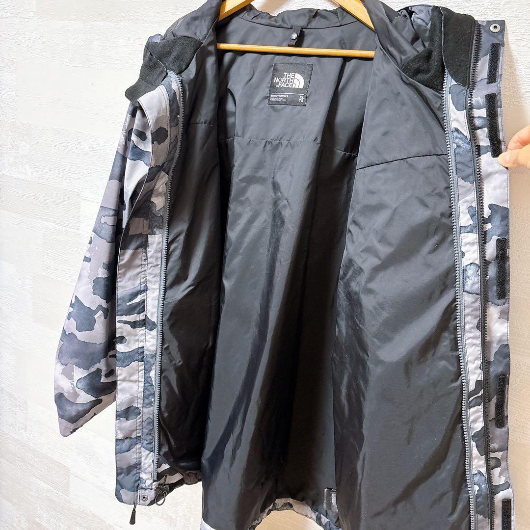 ノースフェイス マウンテンパーカー ジャケット ライナー 3way 迷彩 XL