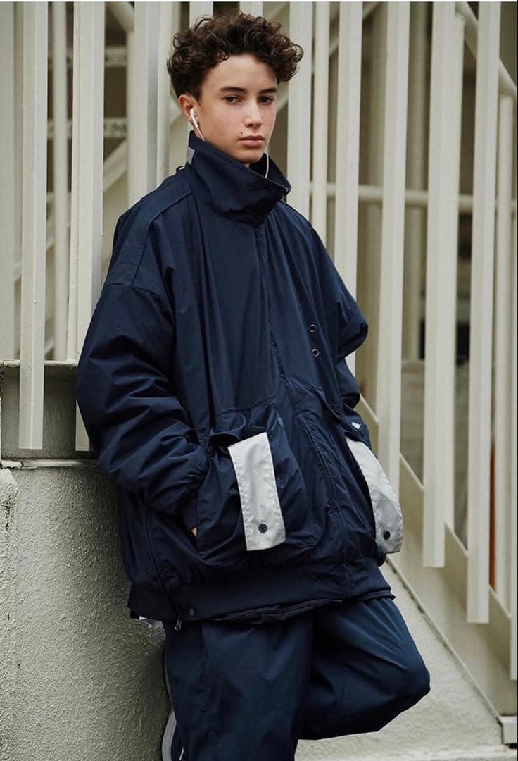 ハ*カ様 AH.H SSZ A.H NYPD 名作ビッグジャケットM ネイビー