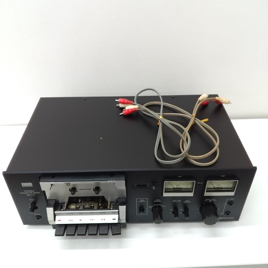 若《FPLJE》SANSUI　山水　ステレオカセットデッキ　SC-1　ジャンク