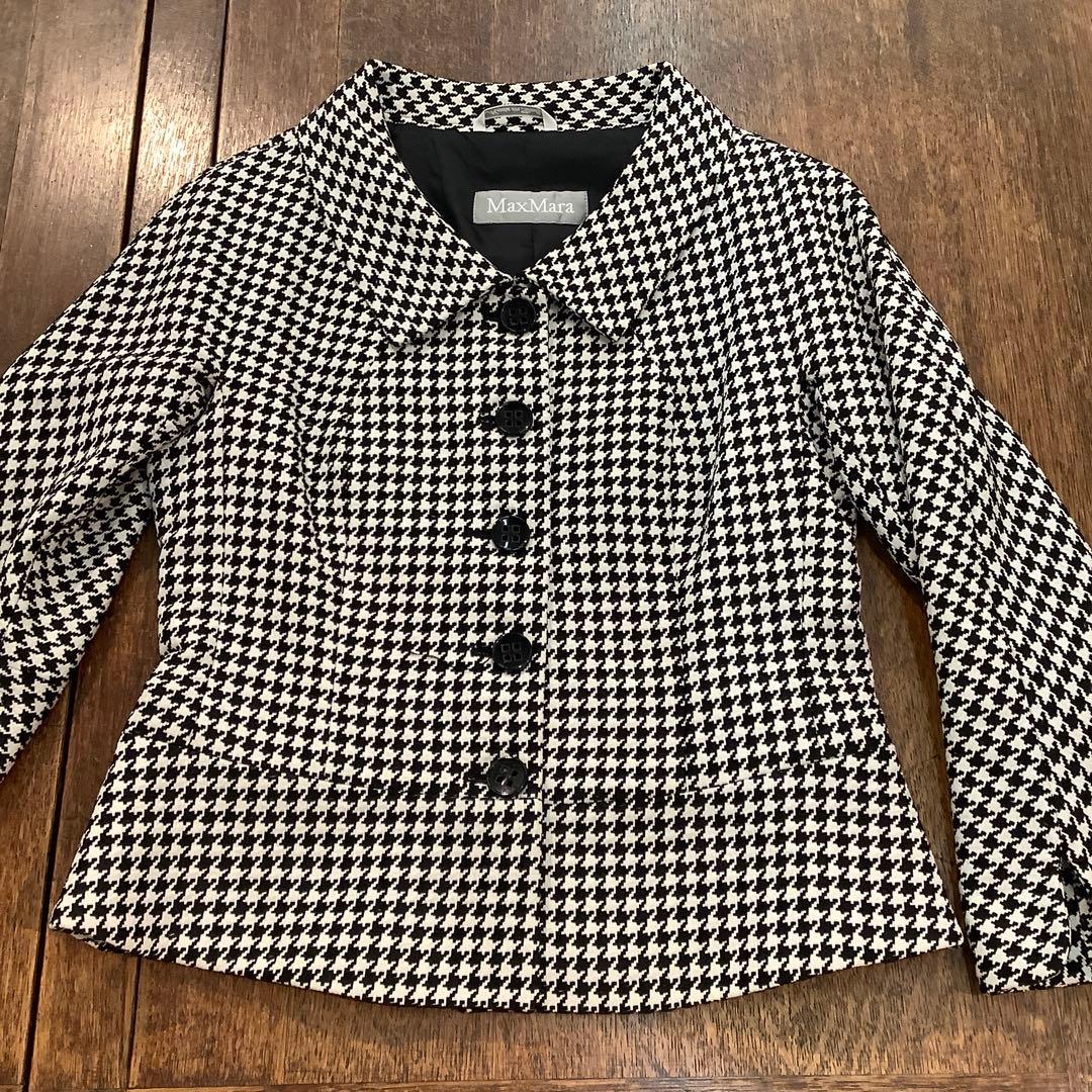 ⭐️美品⭐️ Max Mara 千鳥柄ジャケット　サイズ40
