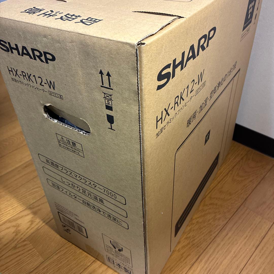 SHARP HX-RK12-W 加湿セラミックファンヒーター