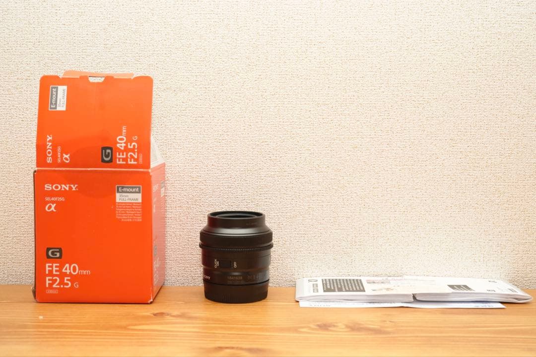 【極美品】SONY FE 40mm F2.5 G SEL40F25G