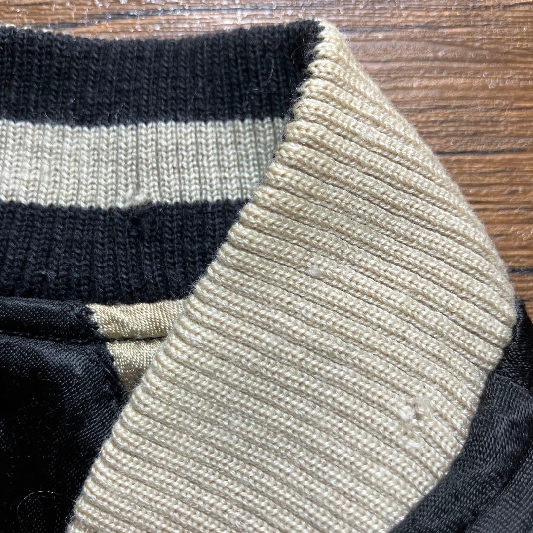 スカジャン　リバーシブル　レーヨン　ハワイ　髑髏　スカル　和柄　龍　竜