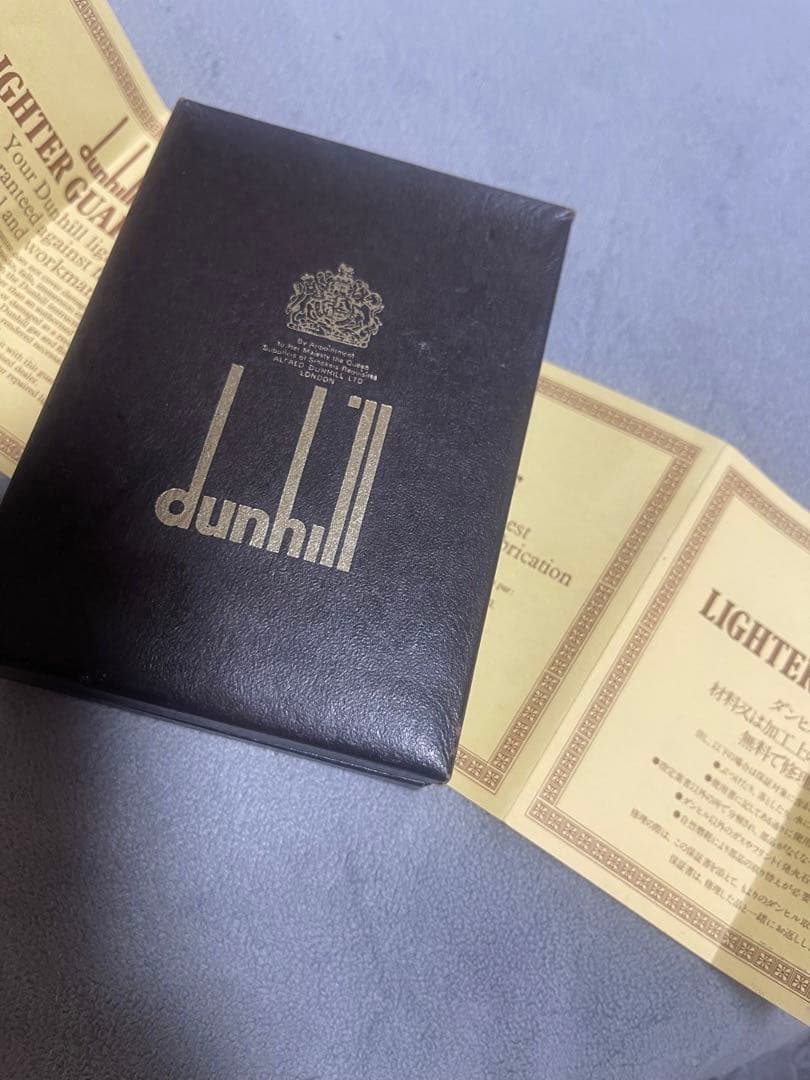 dunhill　ダンヒル　ガスライター　ゴールド　箱付き