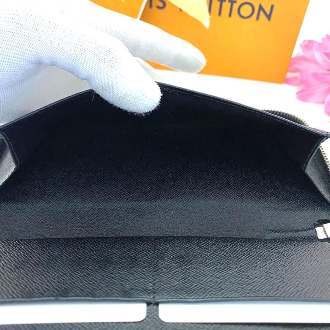 ルイ ヴィトン◎ダミエ グラフィット ヴェルティカル 長財布 ラウンドファスナー