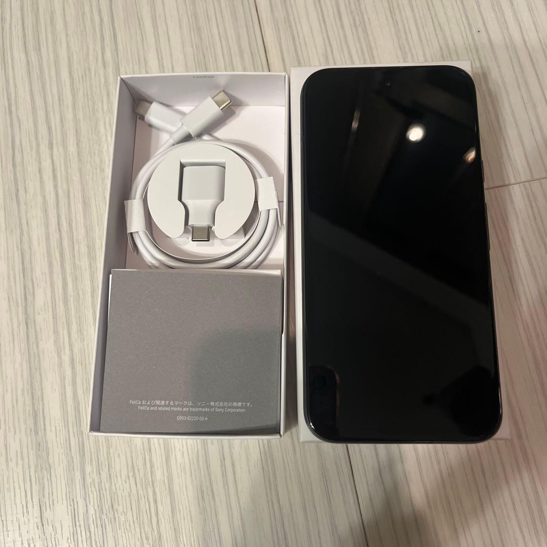 Google Pixel 8aブラック 本体 充電ケーブル付属