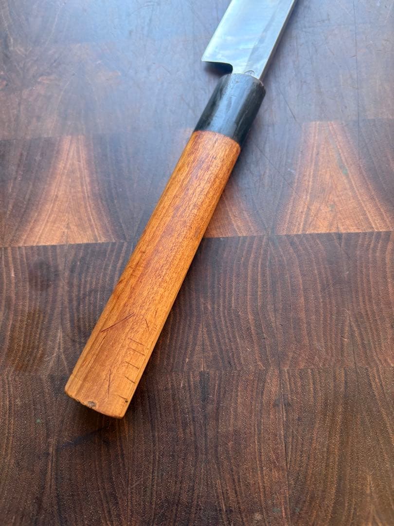 正本　築地　霞　秀　青鋼　柳刃　270mm 9寸　包丁　刺身　和包丁　本職