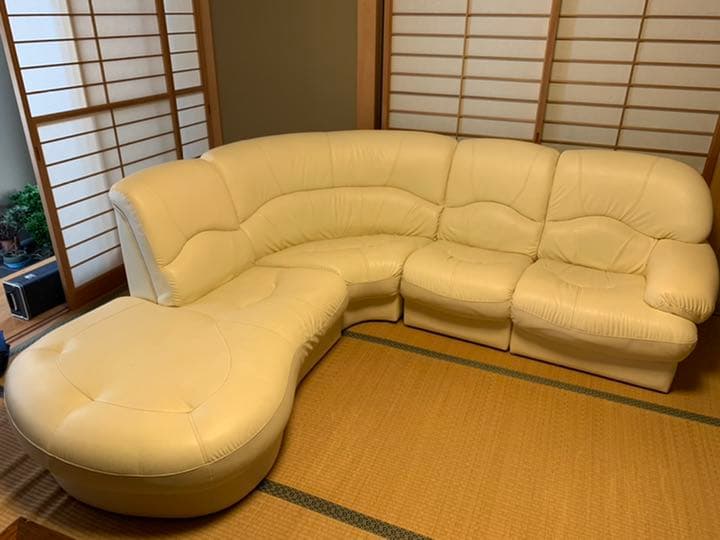 ソフトレザー　ソファ