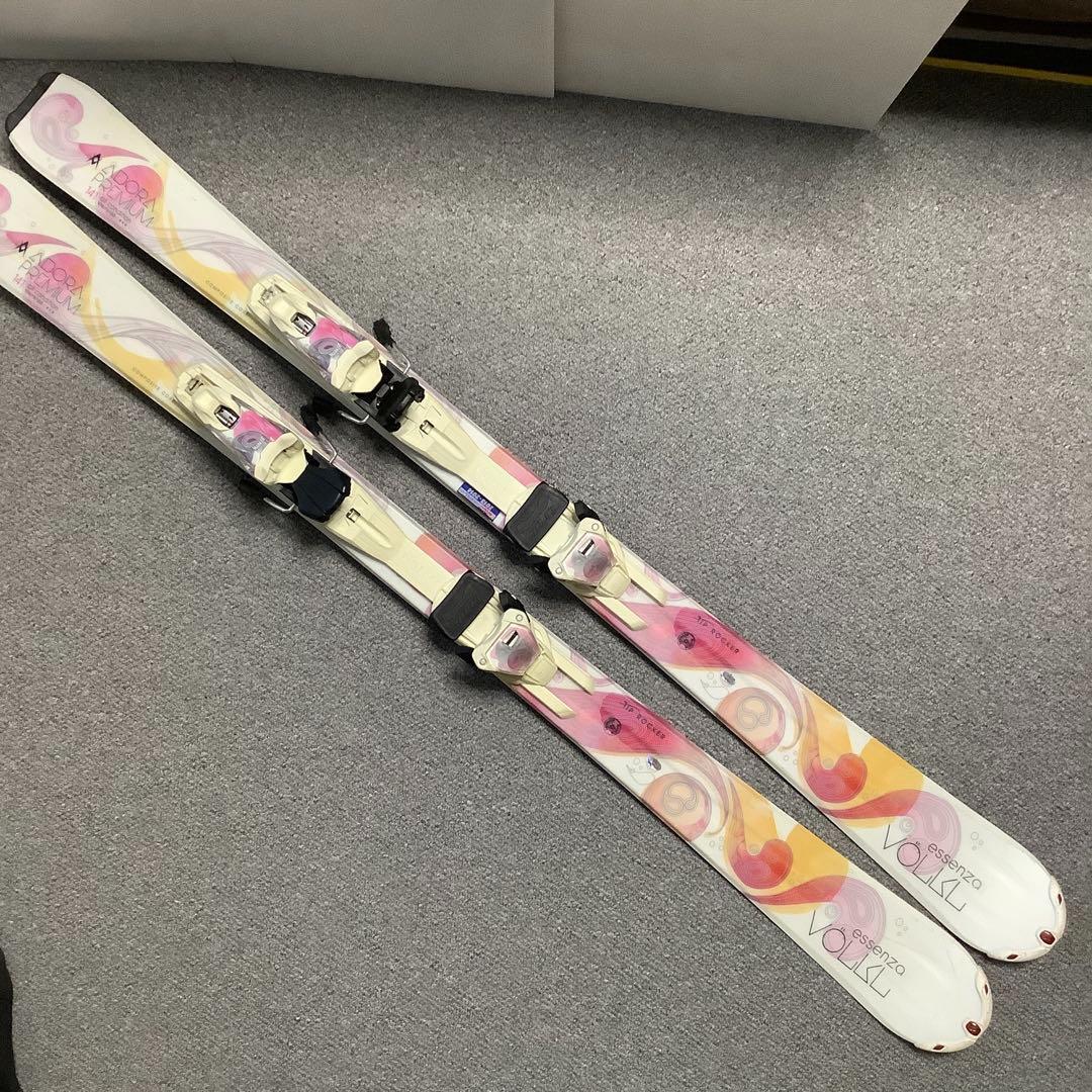 VOLKL スキー板141cm MARKER ポール付 3点セット