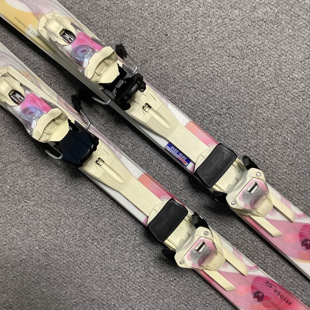 VOLKL スキー板141cm MARKER ポール付 3点セット