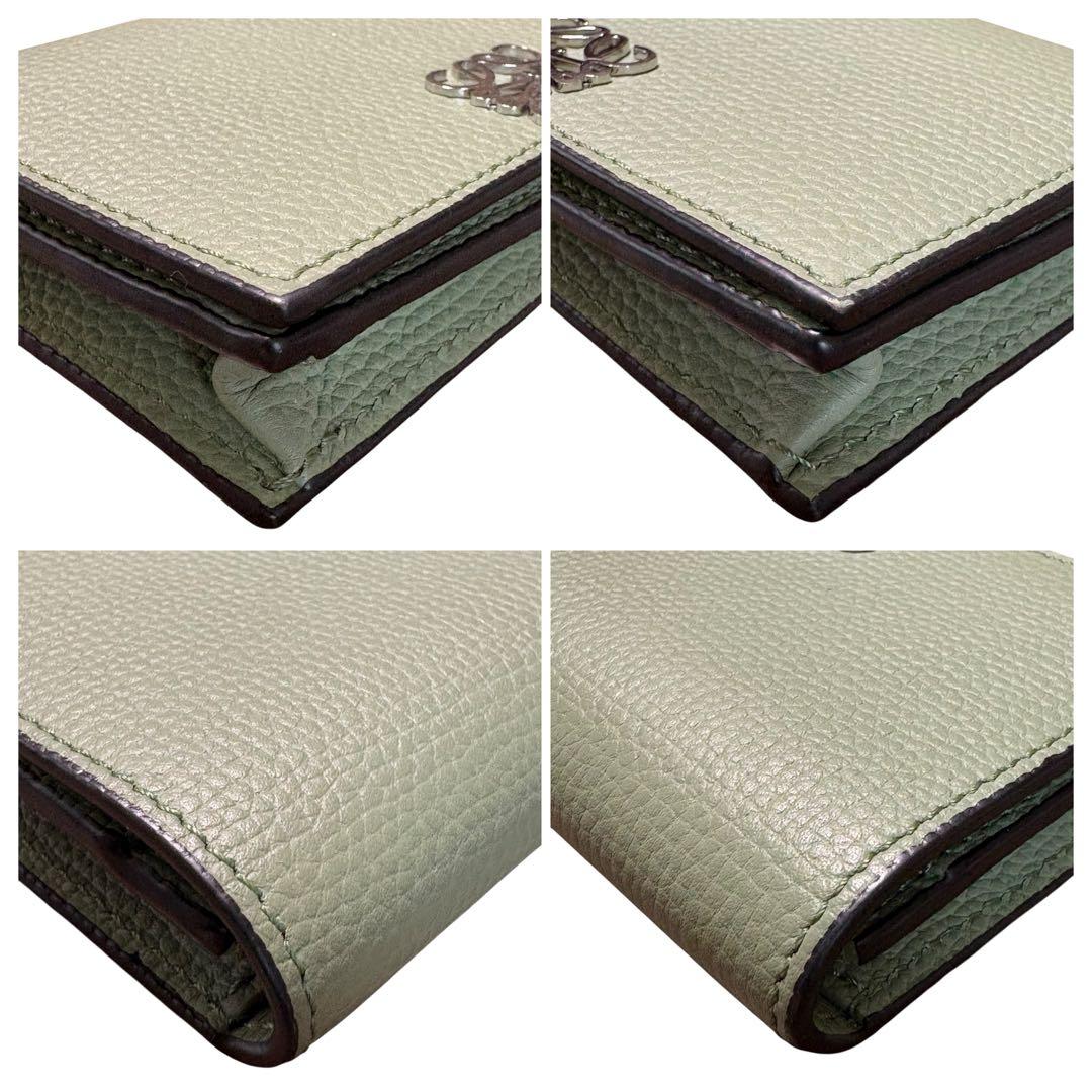 ほぼ現行　未使用級　ロエベ　アナグラム ビジネスカードホルダー　ローズマリー