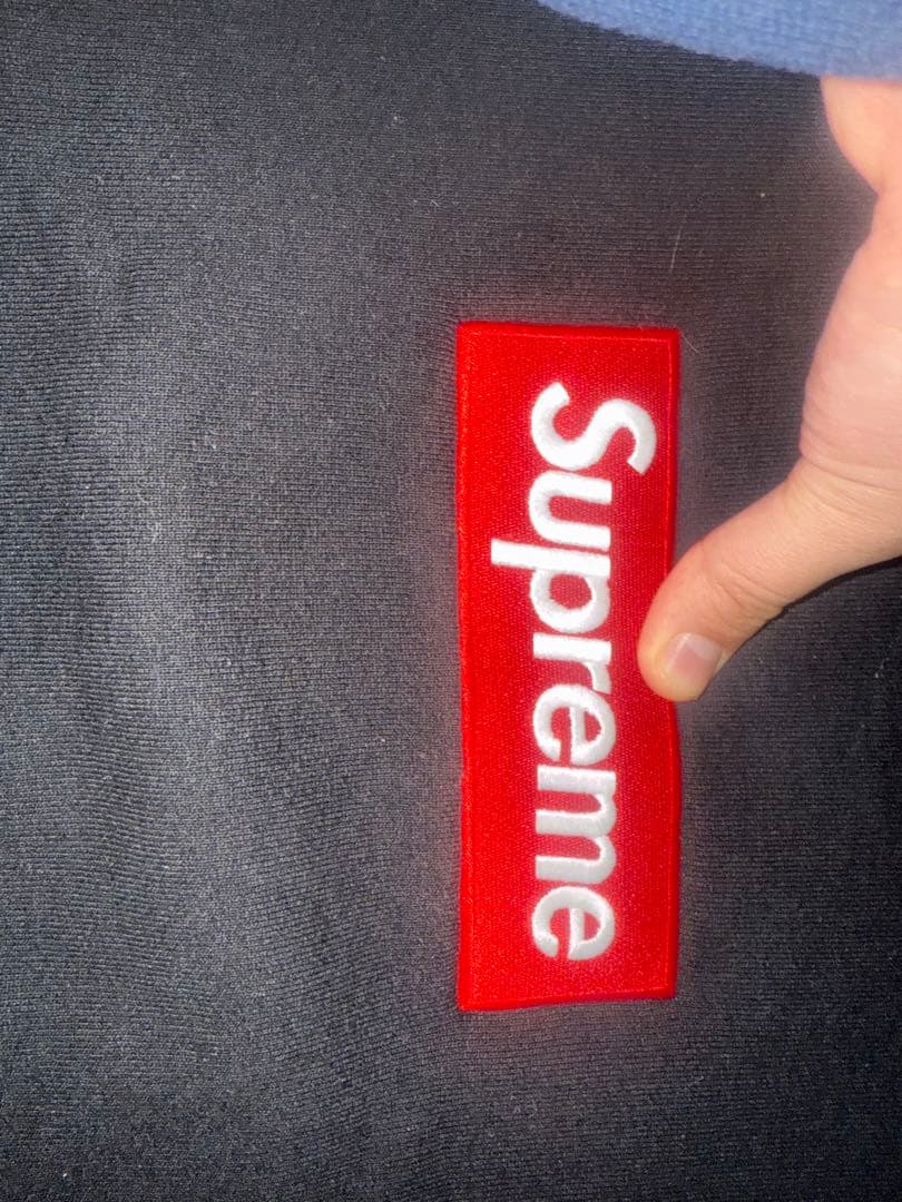 Supreme ブラック トレーナー