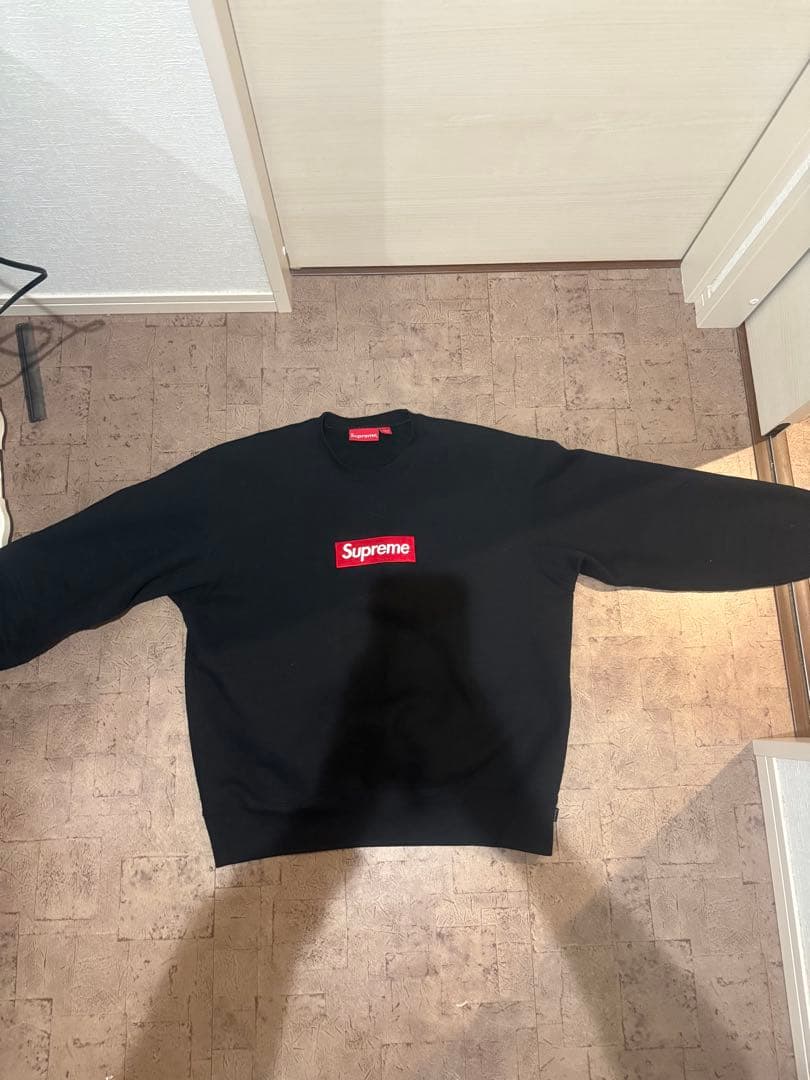Supreme ブラック トレーナー
