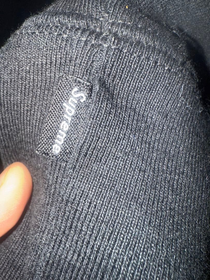 Supreme ブラック トレーナー