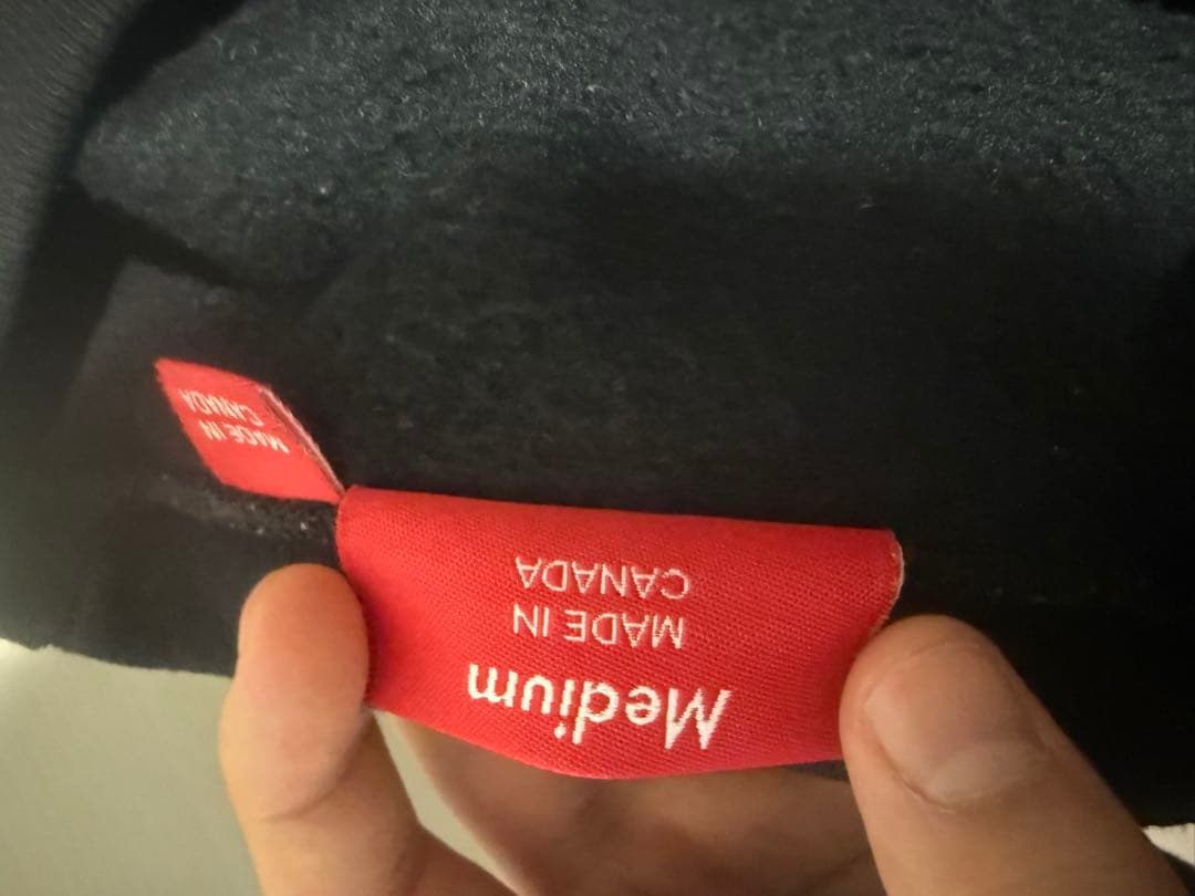 Supreme ブラック トレーナー