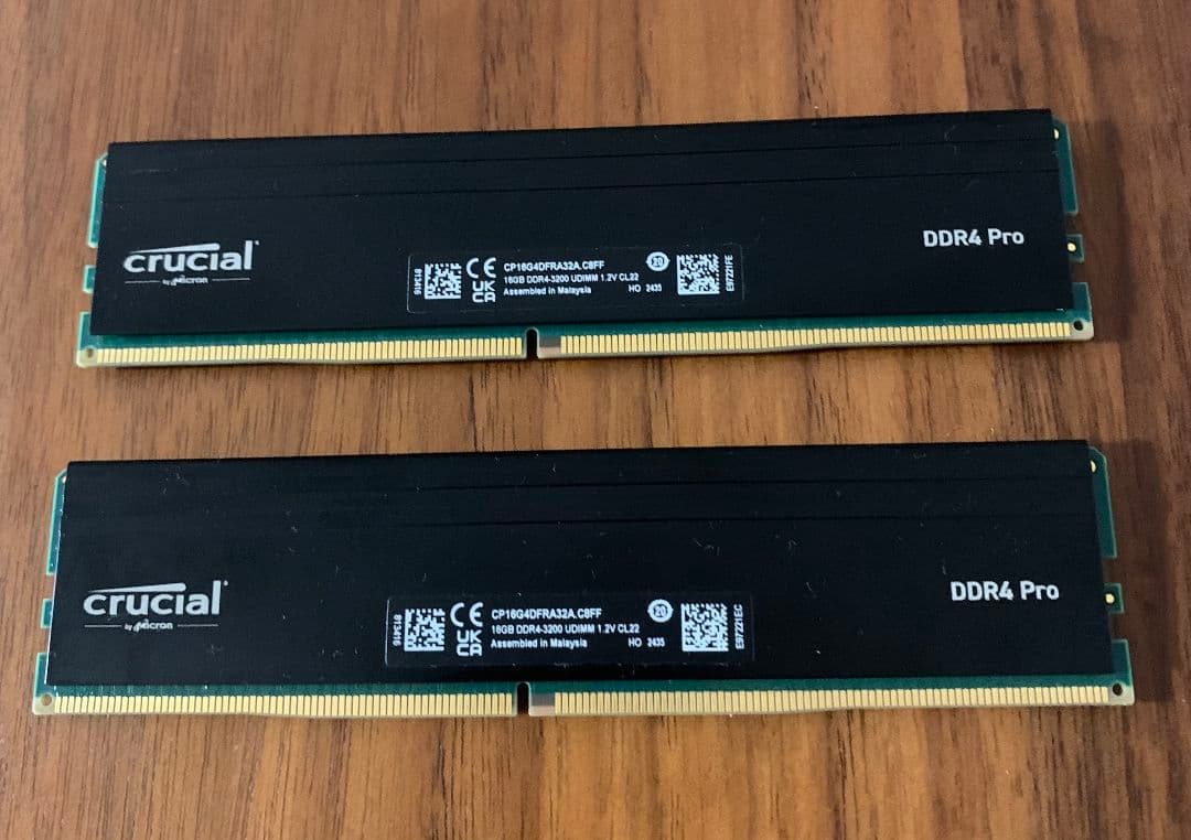 Crucial(クルーシャル) PRO デスクトップ用メモリ 16GBX2枚