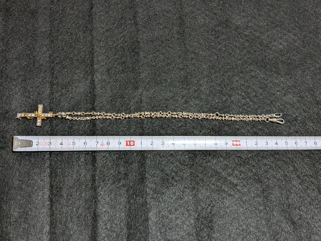 専用商品　ラブ&ヘイトシルバークロスネックレス925 k18 LOVE&HATE