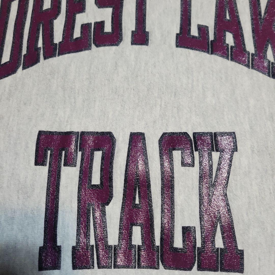 90s USA製 リバースウィーブ FOREST LAKE TRACK L
