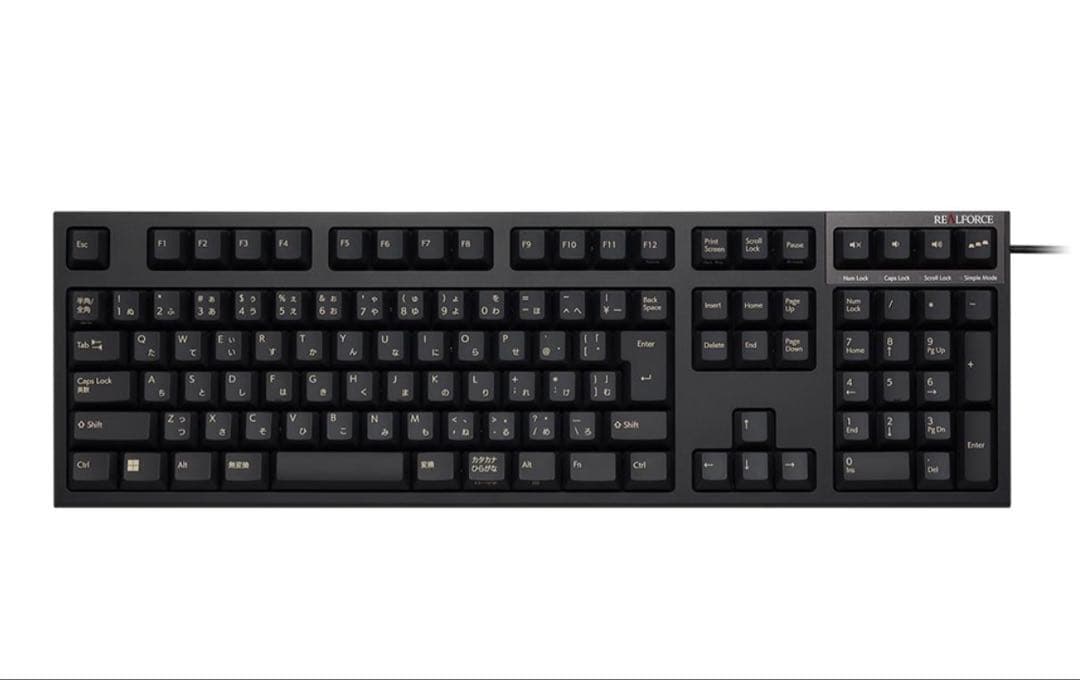 【新品未使用】REALFORCE R3S キーボード 変荷重 R3SA12