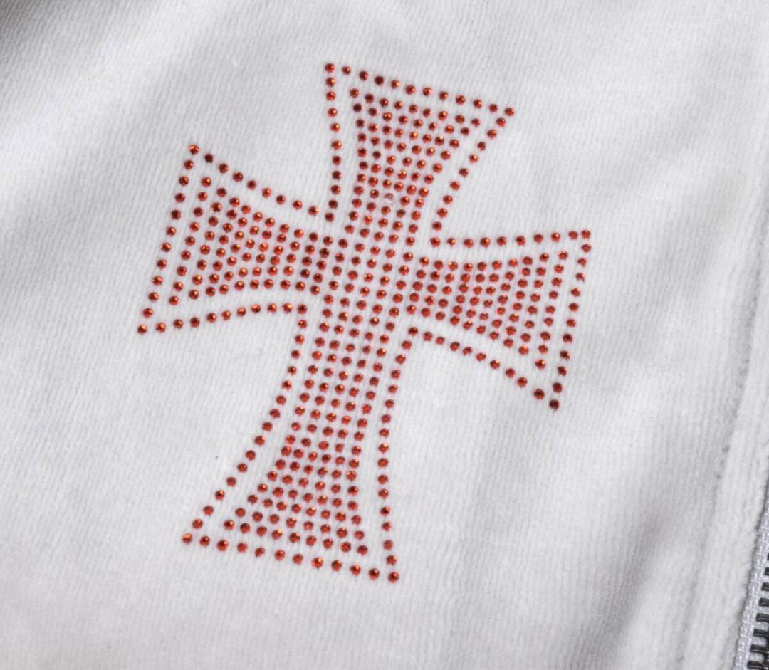 未使用 アンノウン ロンドン ベロア セットアップ 上下 XS ラインストーン