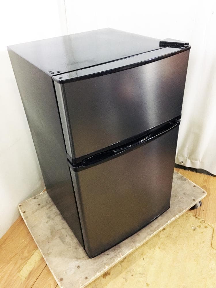 2019年製 maxzen 90L 冷蔵庫【JR090ML01GM-K】