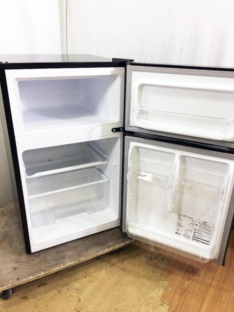 2019年製 maxzen 90L 冷蔵庫【JR090ML01GM-K】