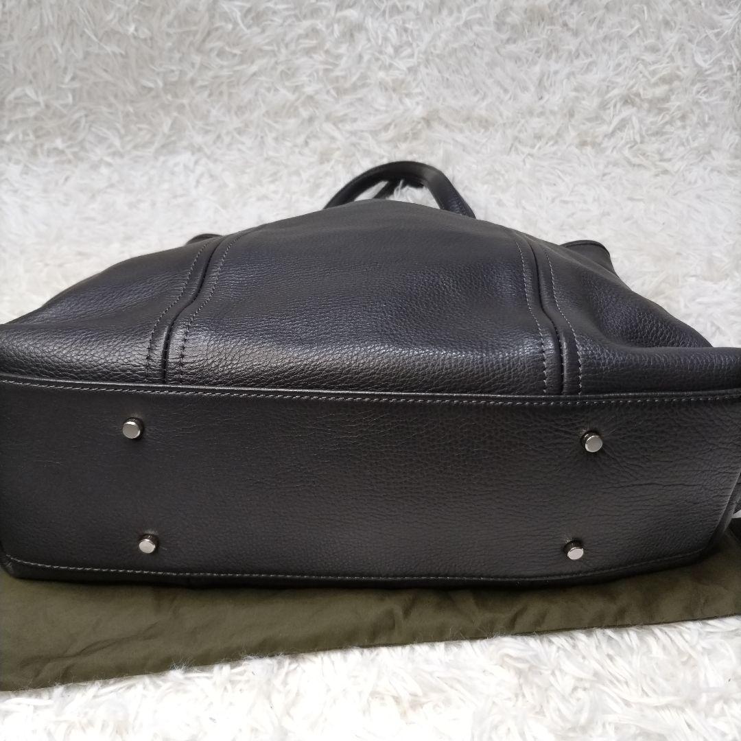 aniary アニアリ トートバッグ　レザー　シボ革　A4サイズ PC可 収納袋