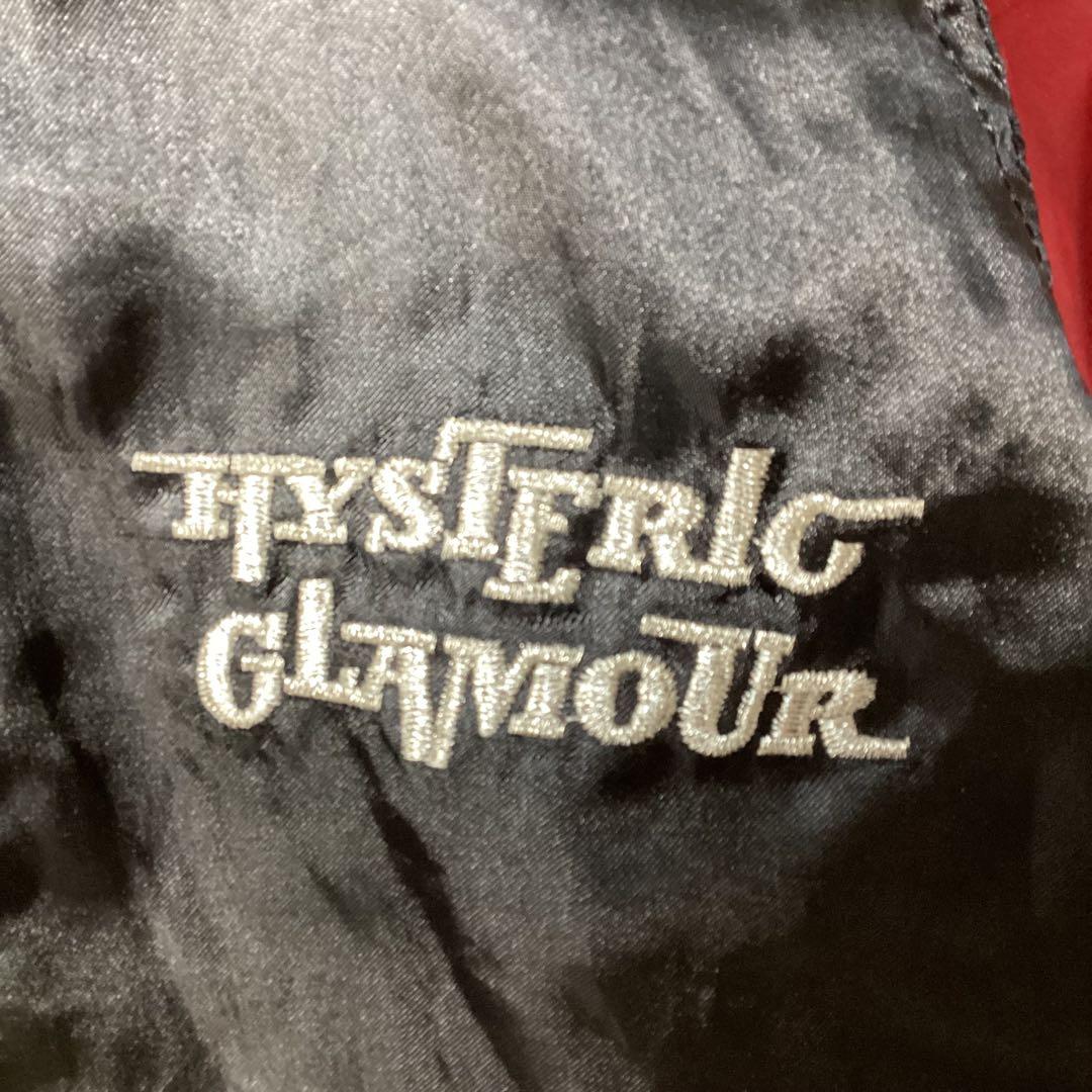 ヒステリックグラマー　バイクガール刺繍スカジャン