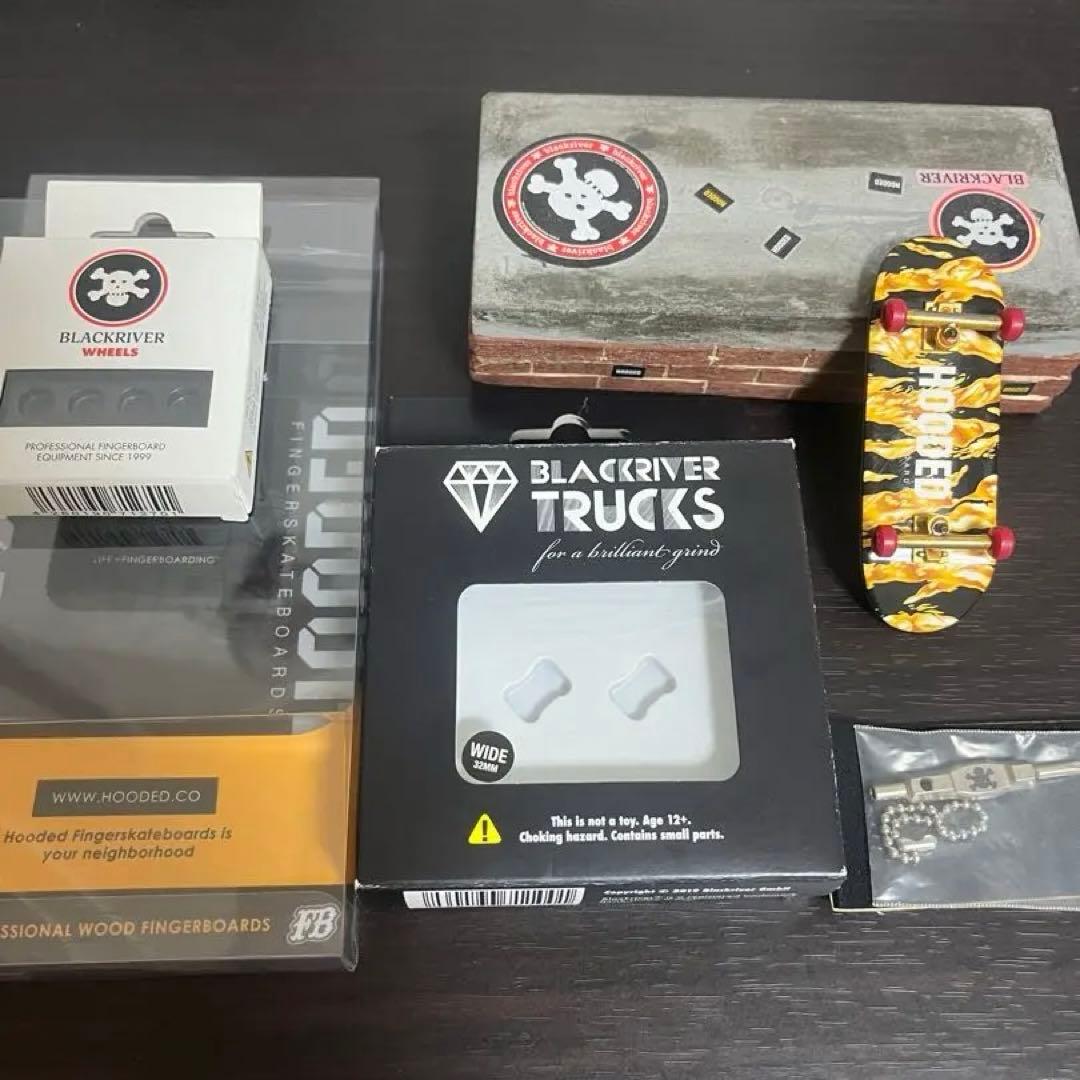 指スケ　コンプリート　Hooded black