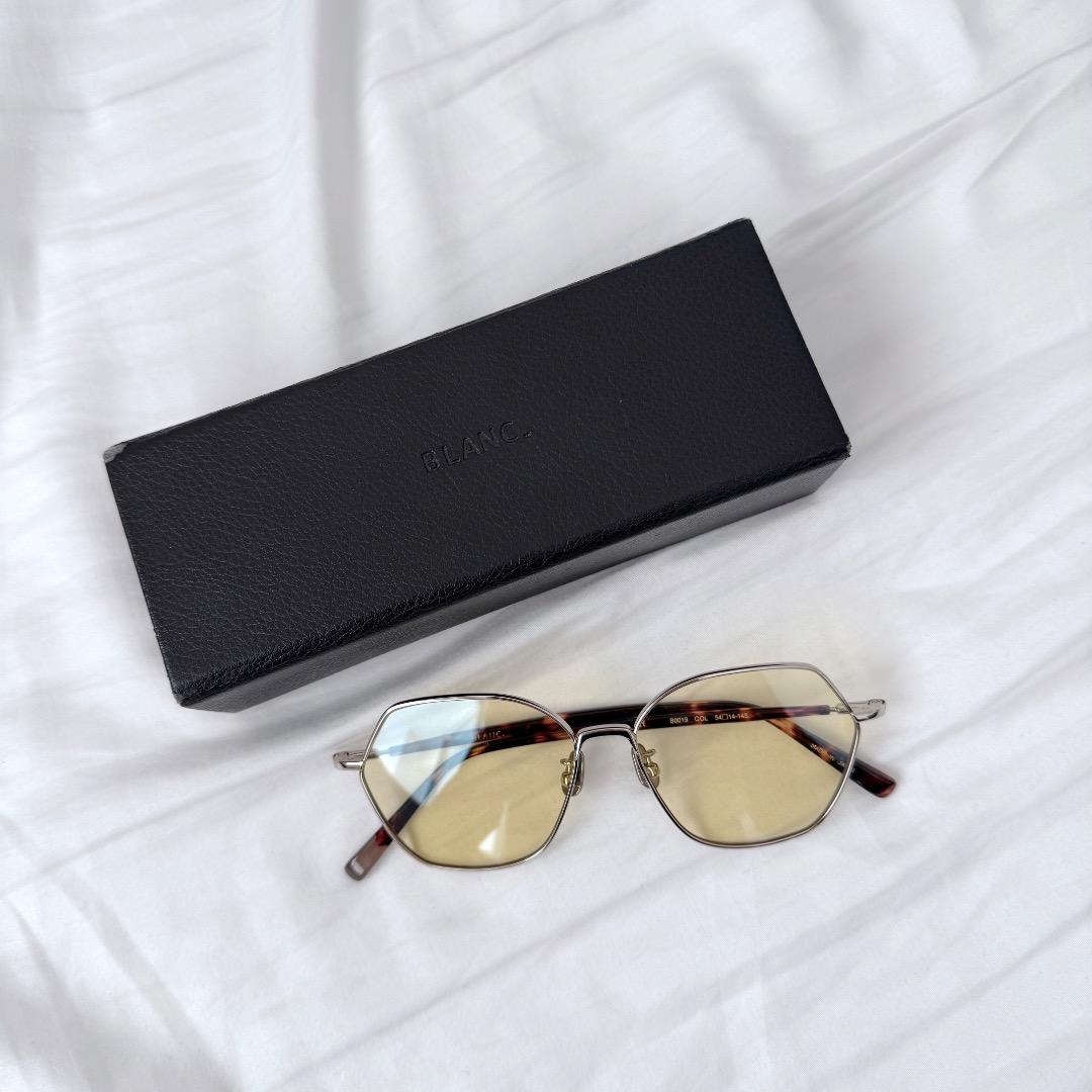 廃盤 BLANC.. B0019 サングラス カラーレンズ 鼈甲 メガネ 特価