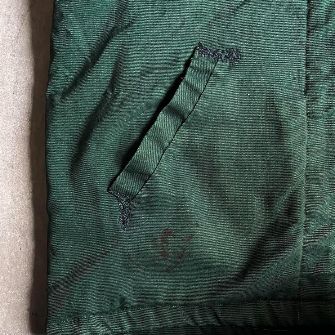 【50-60s vintage】コットンギャバ　ワークジャケット　フェード　短丈