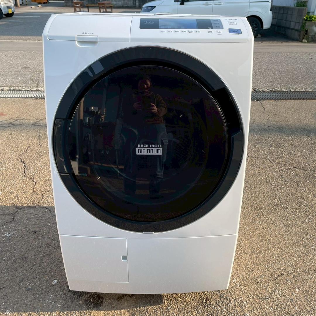 日立 ドラム式洗濯乾燥機 洗濯10kg BD-SG100CL J0928