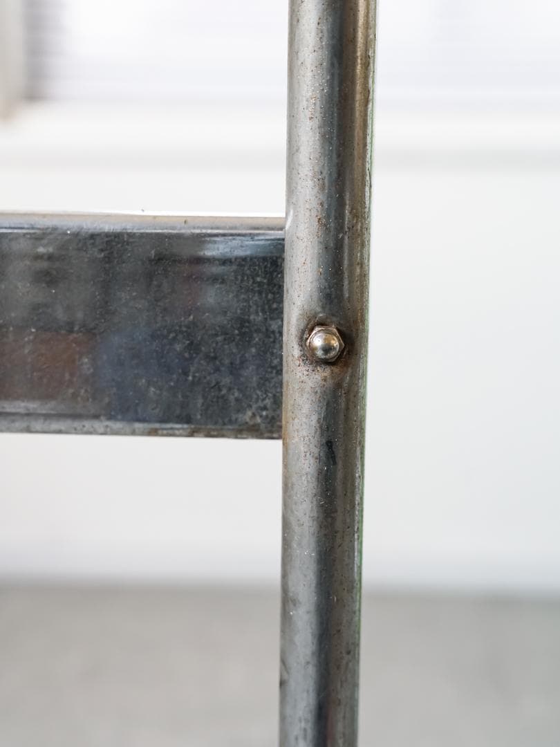 ヴィンテージ　アイアンガラステーブル 什器 ミッドセンチュリーモダン